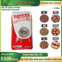 Bao xá 50 lít size L giá thể chuyên trồng aquaponics theo tiêu chuẩn châu âu