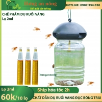 Sét 10 lọ 2ml Chất dẫn dụ ruồi vàng, ruồi đục bông đục trái có múi