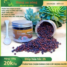 Lọ 130g - Aisangke phân tan chậm hữu cơ phát triểu đều lá căng mọng tăng màu rễ thân cành khỏe mạnh ( xem trong mô tả )
