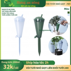 PB9 – Vòi tưới nhỏ giọt phiên bản nâng cấp bình nước và vòi tưới liền khối dễ dàng sử dung tích 200ml( xem trong mô tả )