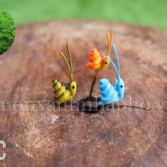 ốc Qoăn Mini Nhiều Màu Làm Từ Gốm Thailand Trang Trí Tiểu Cảnh
