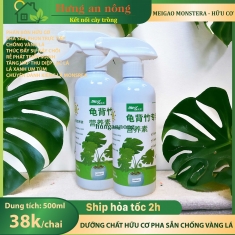 500ml – phân dinh dưỡng hữu cơ đặc biệt chống vàng lá dành cho kiểng lá ( monstera deliciosa) xem trong mô tả