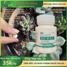 Lọ viên nén Boron 200 viên hiệu lực đến 120 ngày, ngừa côn trùng rầy rệp s.âu bọ nhện, nấm thối do côn trùng hút chích