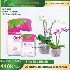 Bao 35 lít Vỏ Thông Orchiata New Zaeland giá thể trồng lan, ươm kie lan, trồng kiểng lá.