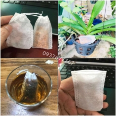 100 Túi Lọc Trà, Đựng Phân Tan Chậm Size 5x7cm