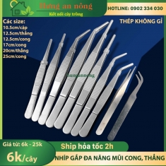 Nhíp gấp đa năng mũi cong, mũi thẳng, gấp những vật khó mạch điện, trang sức, trang trí tiểu cảnh, hồ cá