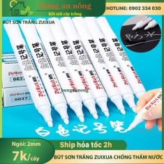 ZUIXUA - Bút sơn trắng không thấm nước ngòi 2mm