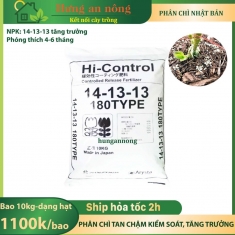 Bao 10kg - Phân chì nhật tan chậm hữu cơ Hi-Control 14-13-13