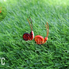 ốc Sên Mini Nhiều Màu Làm Từ Gốm Thailand Trang Trí Tiểu Cảnh