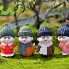 TT58 - CẶP ÔNG BÀ ĐỘI NÓN LEN GIAO MẪU NGẪU NHIÊN 